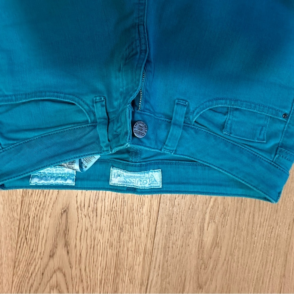 Guess Women's Teal Blue Jeans - Picture 3 of 5